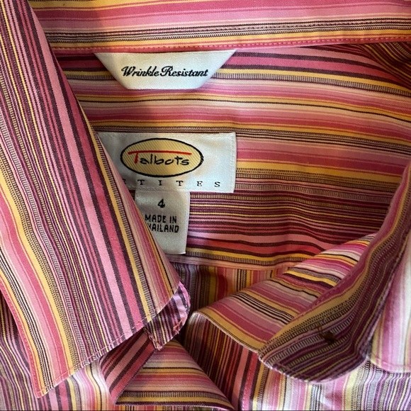 multicolor striped button up - Picture 2 of 2